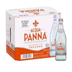 Acqua Panna Natural Mineral Water Glass Bottles 12x750ml