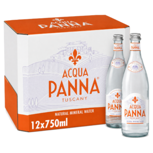 أكوا بانا مياه معدنية طبيعية زجاجية 750ml