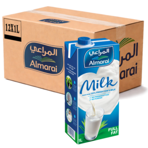 المراعي حليب طويل الأمد كامل الدسم 1 Litre