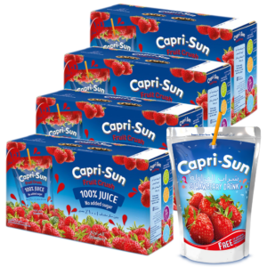 كابري صن Strawberry Juice Drink 200ml