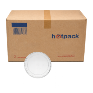 Hotpack Flat Lids to PP Clear Portion Cup 2oz