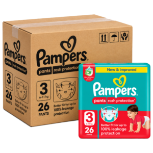Pampers Rash Protection Pants Diapers Size 3